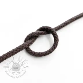Cotton cord 5 mm mocha