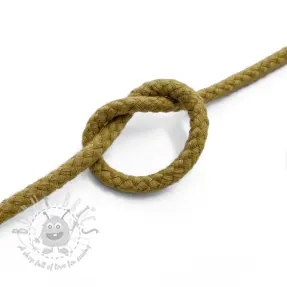 Cotton cord 5 mm golden brown