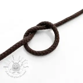 Cotton cord 5 mm dark mocha