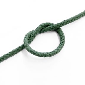 Cotton cord 5 mm old green