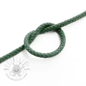 Cotton cord 5 mm old green