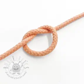 Cotton cord 5 mm peach