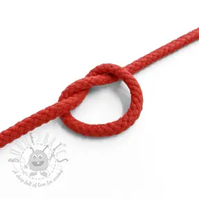 Cotton cord 5 mm red