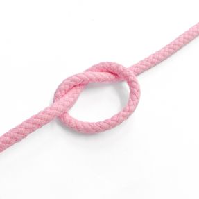 Cotton cord 5 mm pink