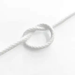 Cotton cord 5 mm white