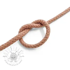 Cotton cord 5 mm salmon