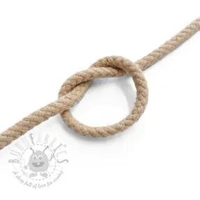 Cotton cord 5 mm sand