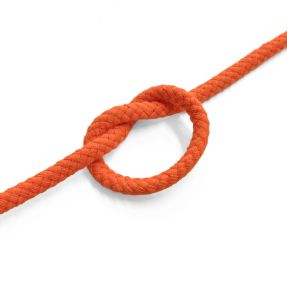 Cotton cord 5 mm orange