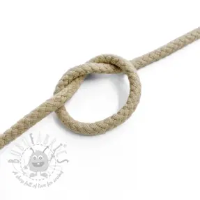 Cotton cord 5 mm pebble