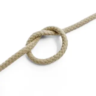 Cotton cord 5 mm pebble