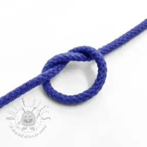 Cotton cord 5 mm cobalt
