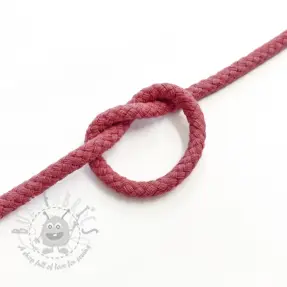 Cotton cord 5 mm coral