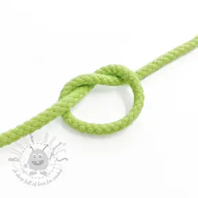 Cotton cord 5 mm light lime
