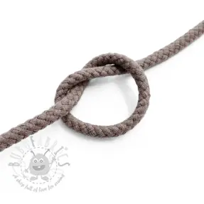 Cotton cord 5 mm mauve