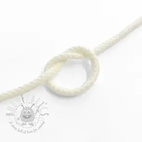 Cotton cord 5 mm off white