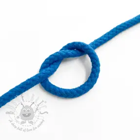 Cotton cord 5 mm aqua