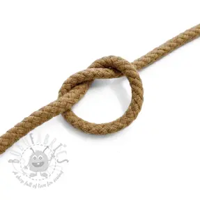 Cotton cord 5 mm brown