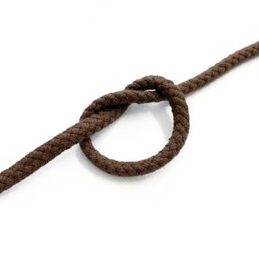 Cotton cord 5 mm choco