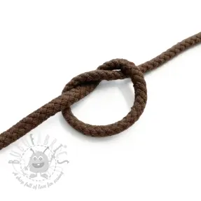Cotton cord 5 mm choco