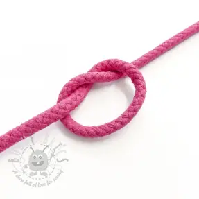 Cotton cord 5 mm fuchsia