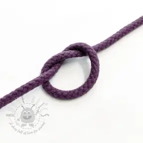 Cotton cord 5 mm violet