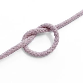 Cotton cord 5 mm washed pink