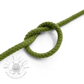 Cotton cord 5 mm olive green