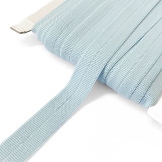 Bias binding elastic matt 20 mm RIB old blue