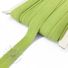 Bias binding elastic matt 20 mm RIB lime