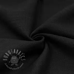 Linen enzyme washed black
