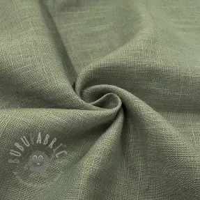 Linen enzyme washed old green