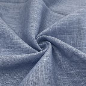 Linen enzyme washed blue shadow