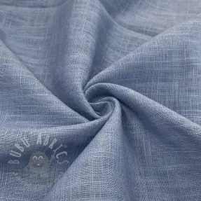 Linen enzyme washed blue shadow