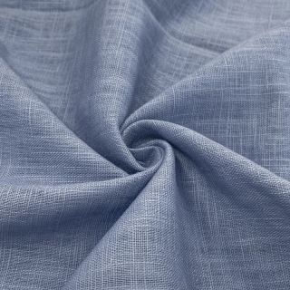 Linen enzyme washed blue shadow