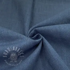 Linen enzyme washed blue