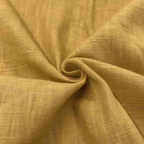 Linen enzyme washed ochre
