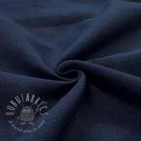 Linen enzyme washed navy
