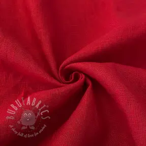 Linen enzyme washed red