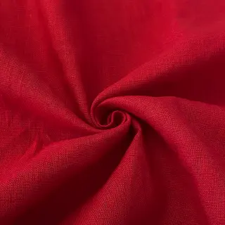 Linen enzyme washed red