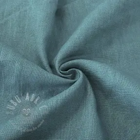 Linen enzyme washed teal