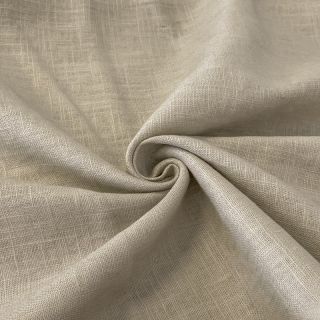 Linen enzyme washed light sand