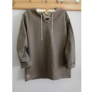 Linen enzyme washed stone