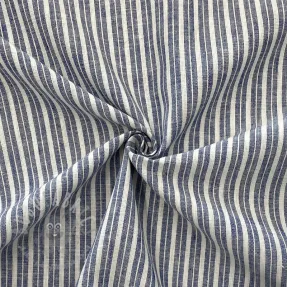 Linen cotton Lira big stripe jeans