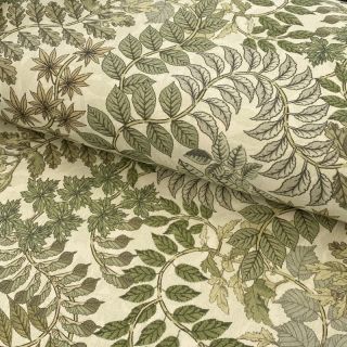 Decoration fabric Garland garden leafs digital print