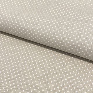 Decoration fabric Linenlook Basic dots