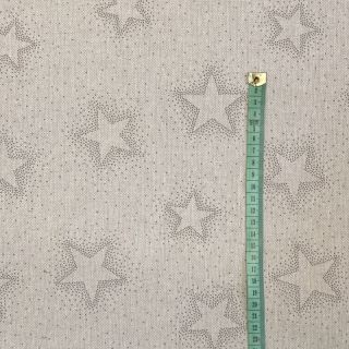 Decoration fabric Linenlook Sparkle star