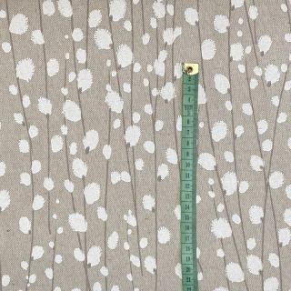 Decoration fabric Linenlook Willow spring bloom