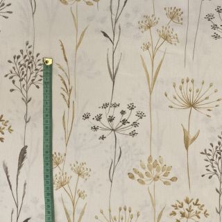Decoration fabric premium Dried flowers silhoutte