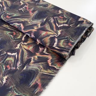 Viscose RADIANCE Smudge dark digital print