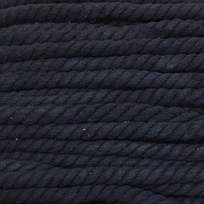 Cotton cord 12 mm dark blue